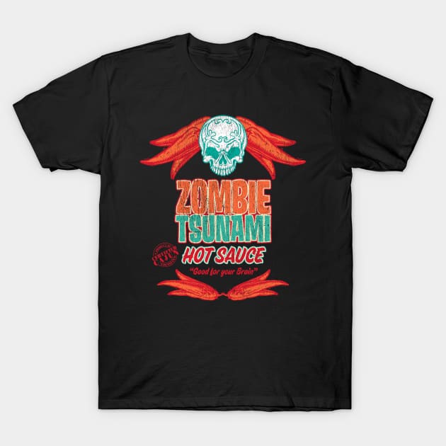 Zombie Hot Sauce T-Shirt by Vector Deluxe